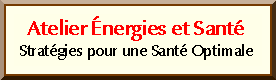 ATELIER �NERGIES ET SANT�