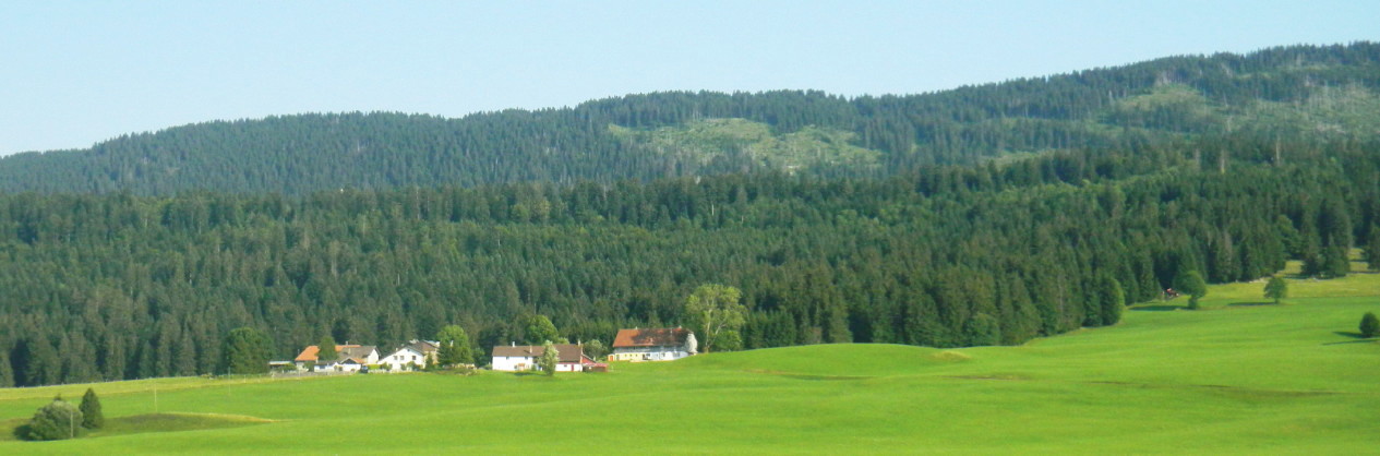 vue sur le hameau des Grangettes