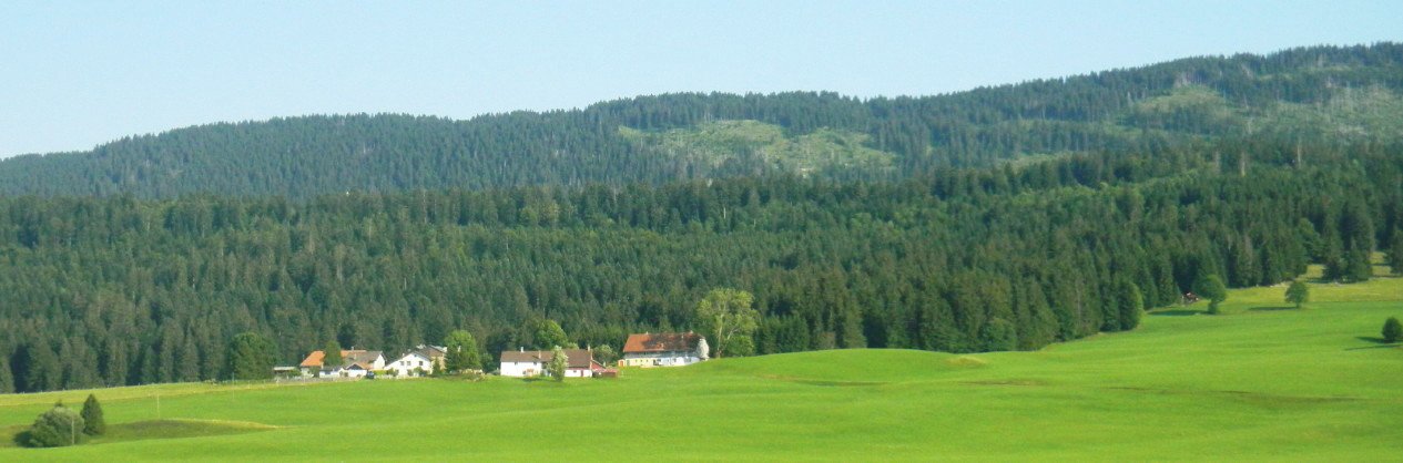 vue sur le hameau des Grangettes